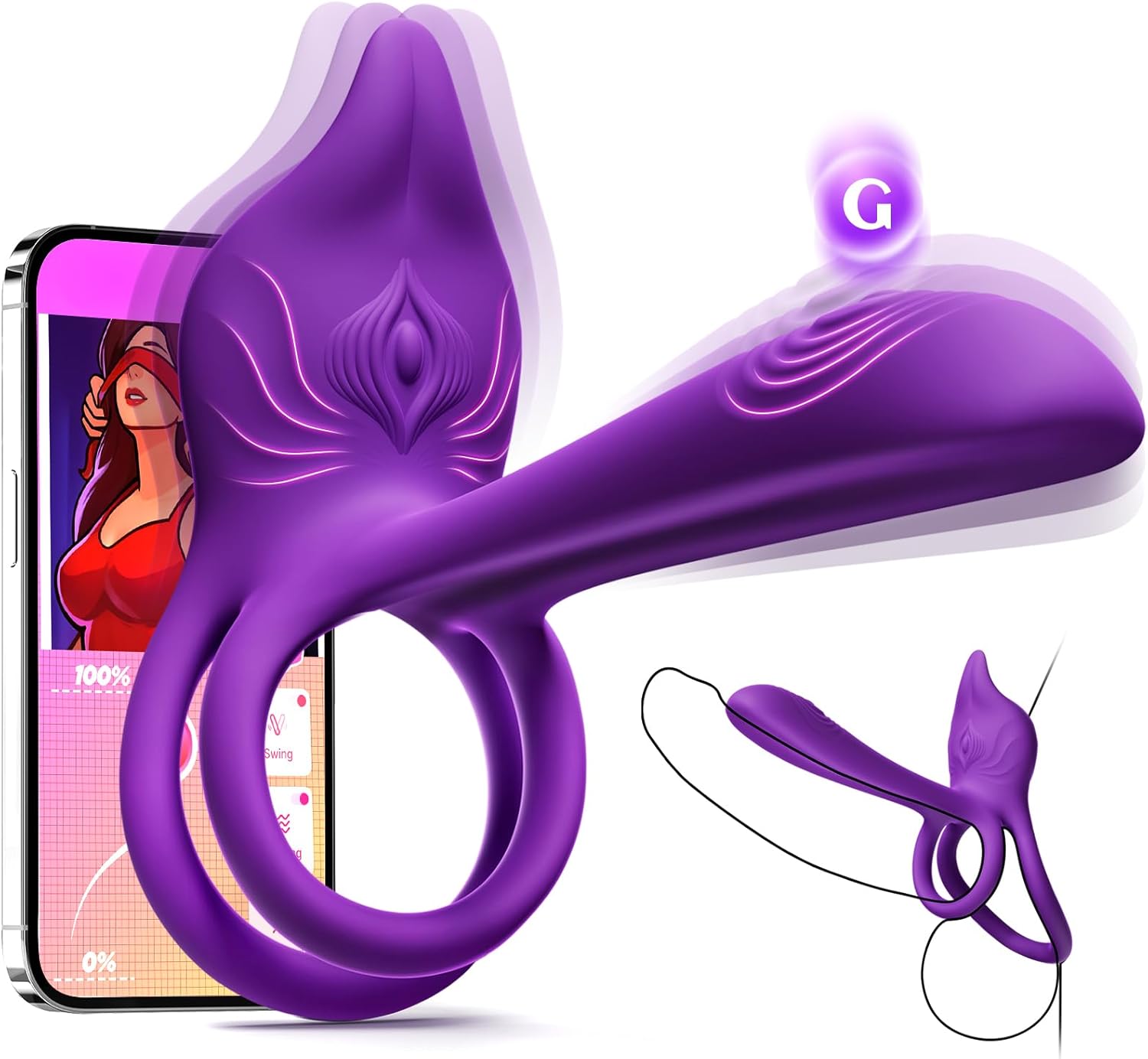 Vibrating Cock Ring Couples Sex Toys