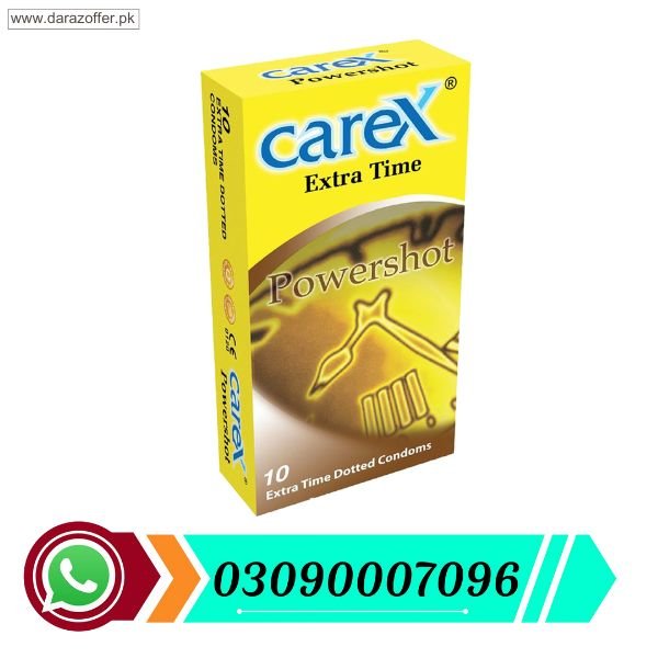 Carex Extra Time Powershot 10 Condom In Pakistan