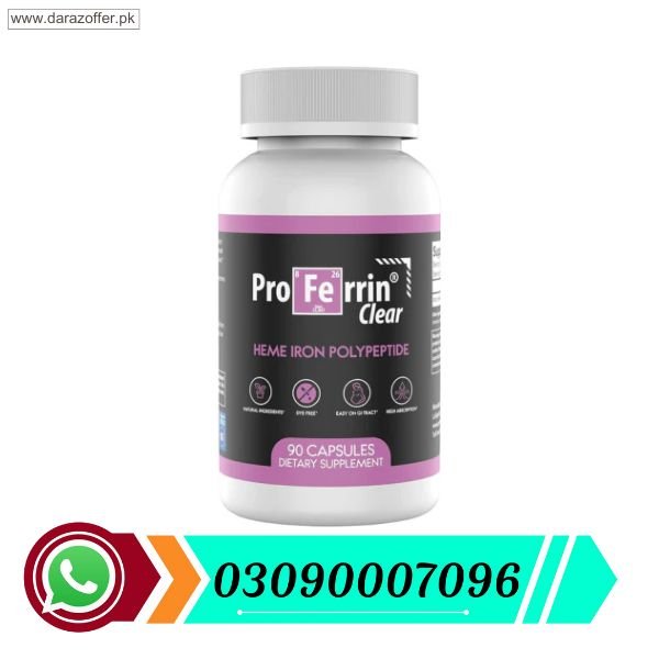 Proferrin Clear Heme Iron Capsules In Pakistan