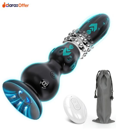 10-Mode Thrusting Anal Vibrator Plug In Pakistan