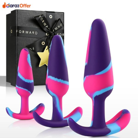 3-Piece Silicone Butt Plug Set for Women In Pakistan