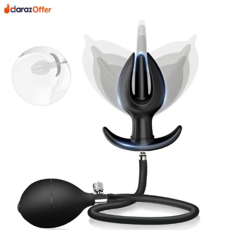 Pink Bunny Tail Silicone Anal Plug  Fluffy In Pakistan