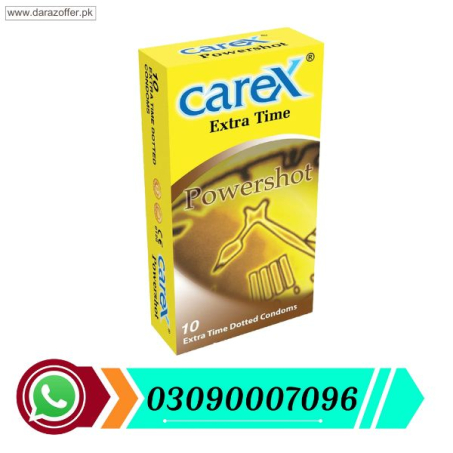 Carex Extra Time Powershot 10 Condom In Pakistan