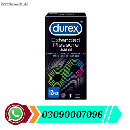 Durex Extended Pleasure Longer Lasting Condoms in Pakistan