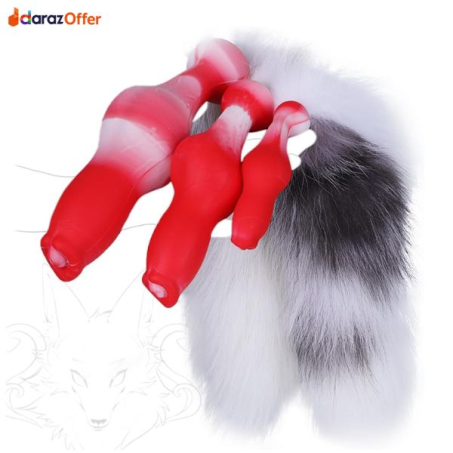 Removable Fox Tail Anal Plug Silicone In Pakistan