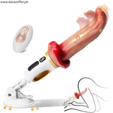  Thrusting Tongue Dildo with Heating & Vibration In Pakistan