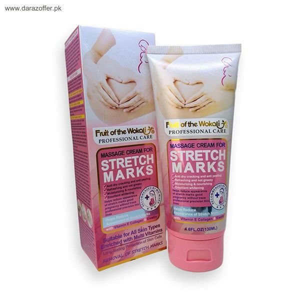 Wokali Stretch Marks Massage Cream 130ml